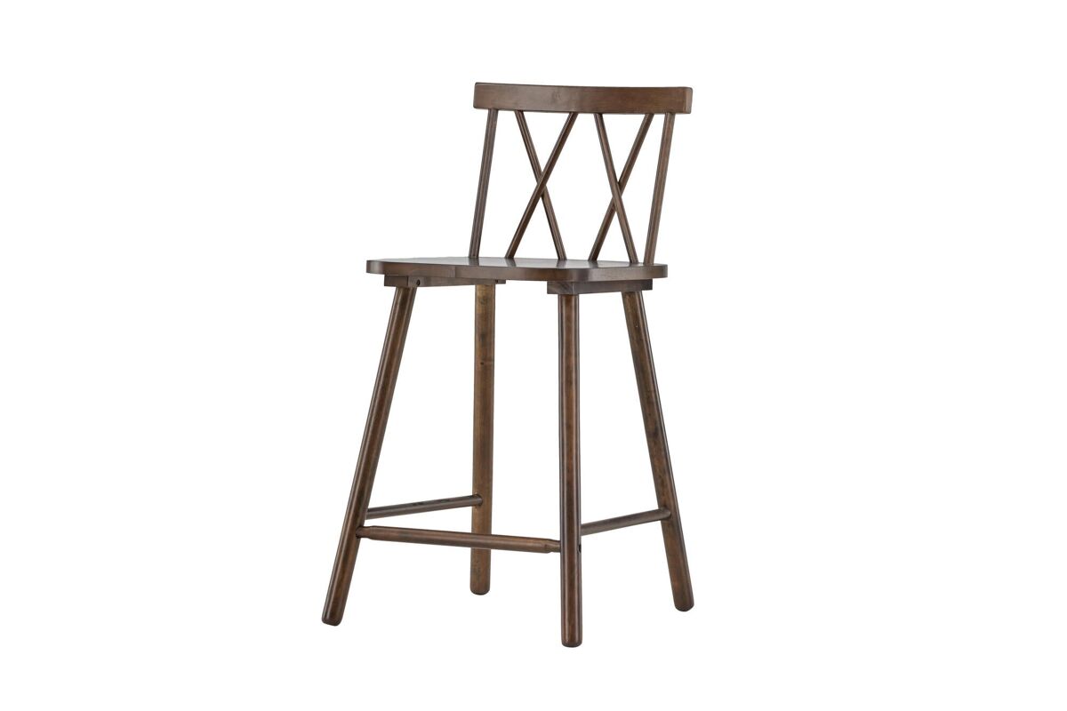 Taburete de bar mollostrom 43x44x90 marrón
