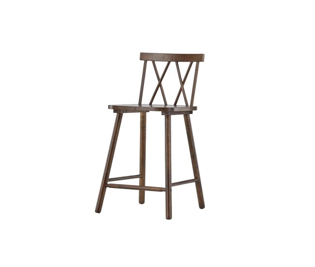 Taburete de bar mollostrom 43x44x90 marrón