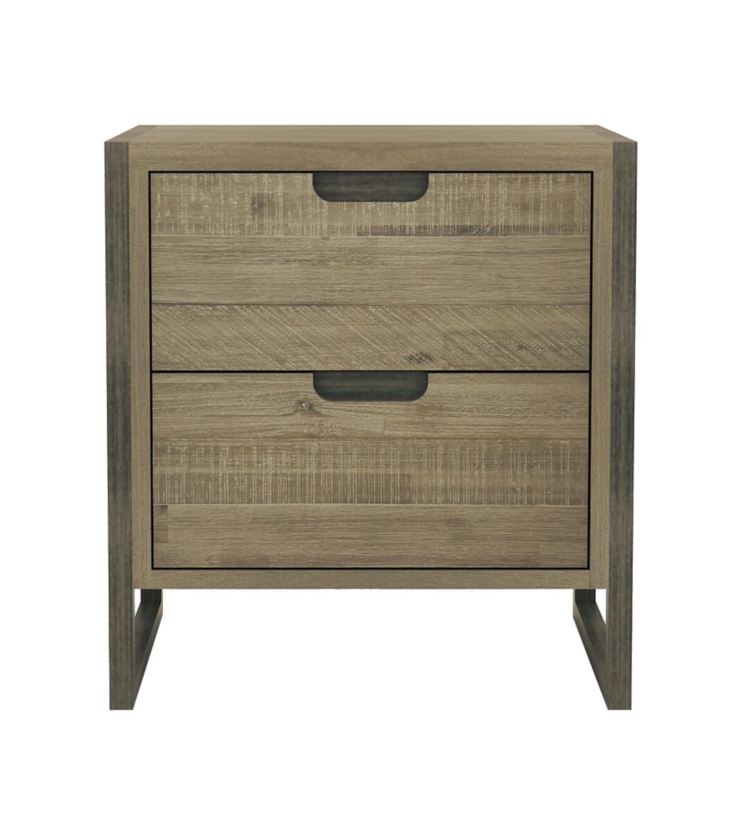 Mesilla de noche flow 55x40x60 beige