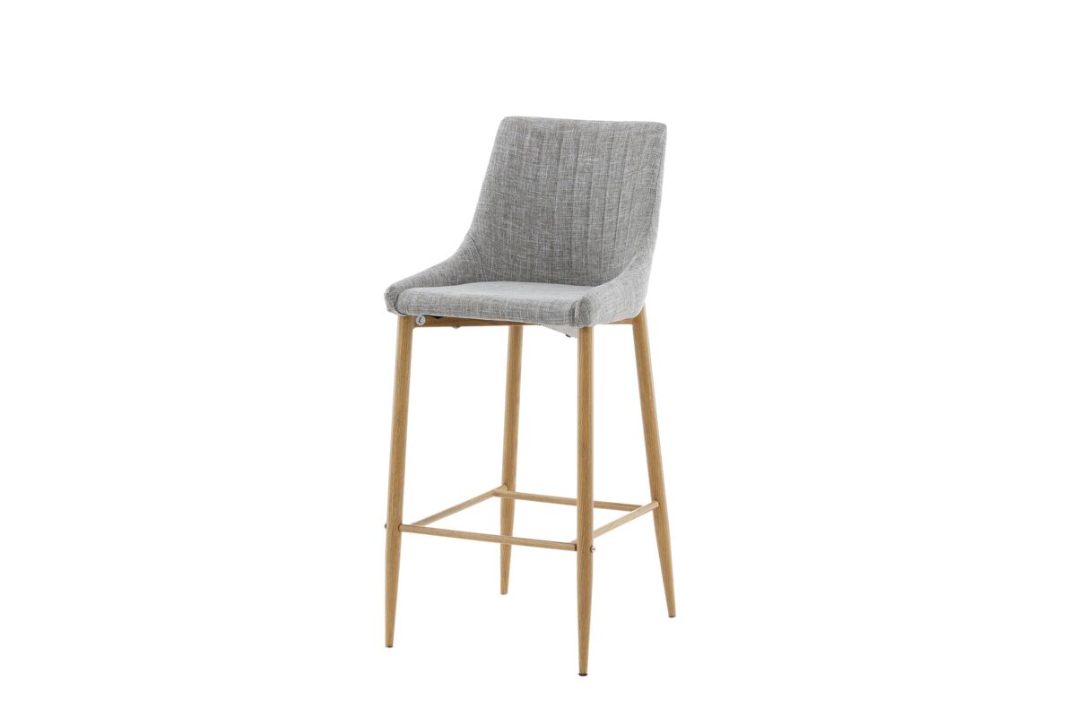 Taburete de bar plaza 45x52x103 gris