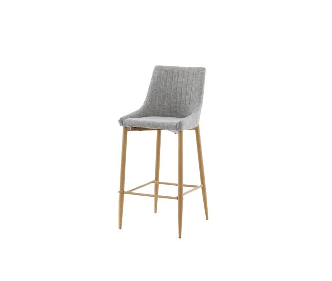 Taburete de bar plaza 45x52x103 gris