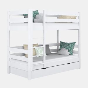 Beliche de madeira com gaveta N01 branco