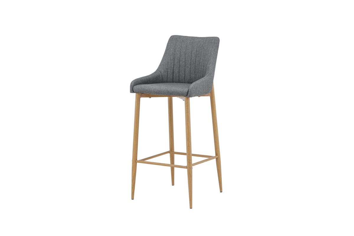 Taburete de bar plaza 45x50x103 gris