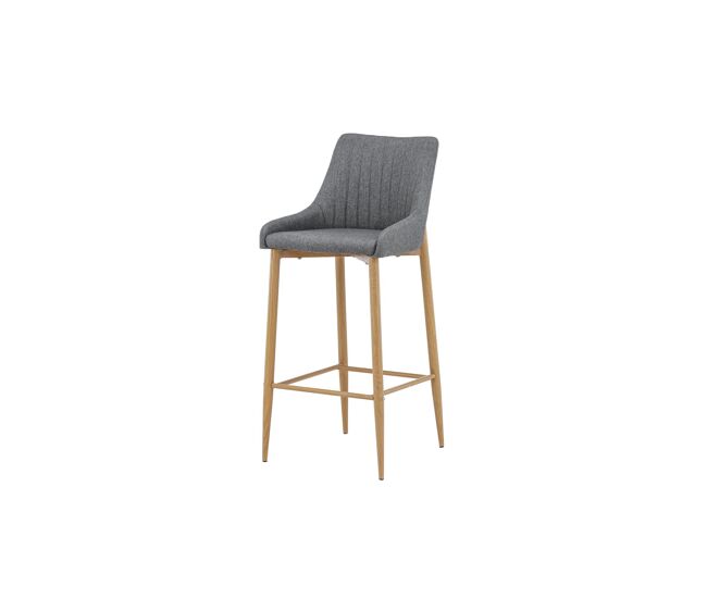 Taburete de bar plaza 45x50x103 gris