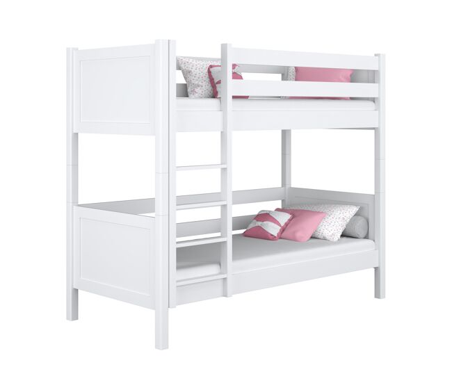 Litera de madera n02 blanco