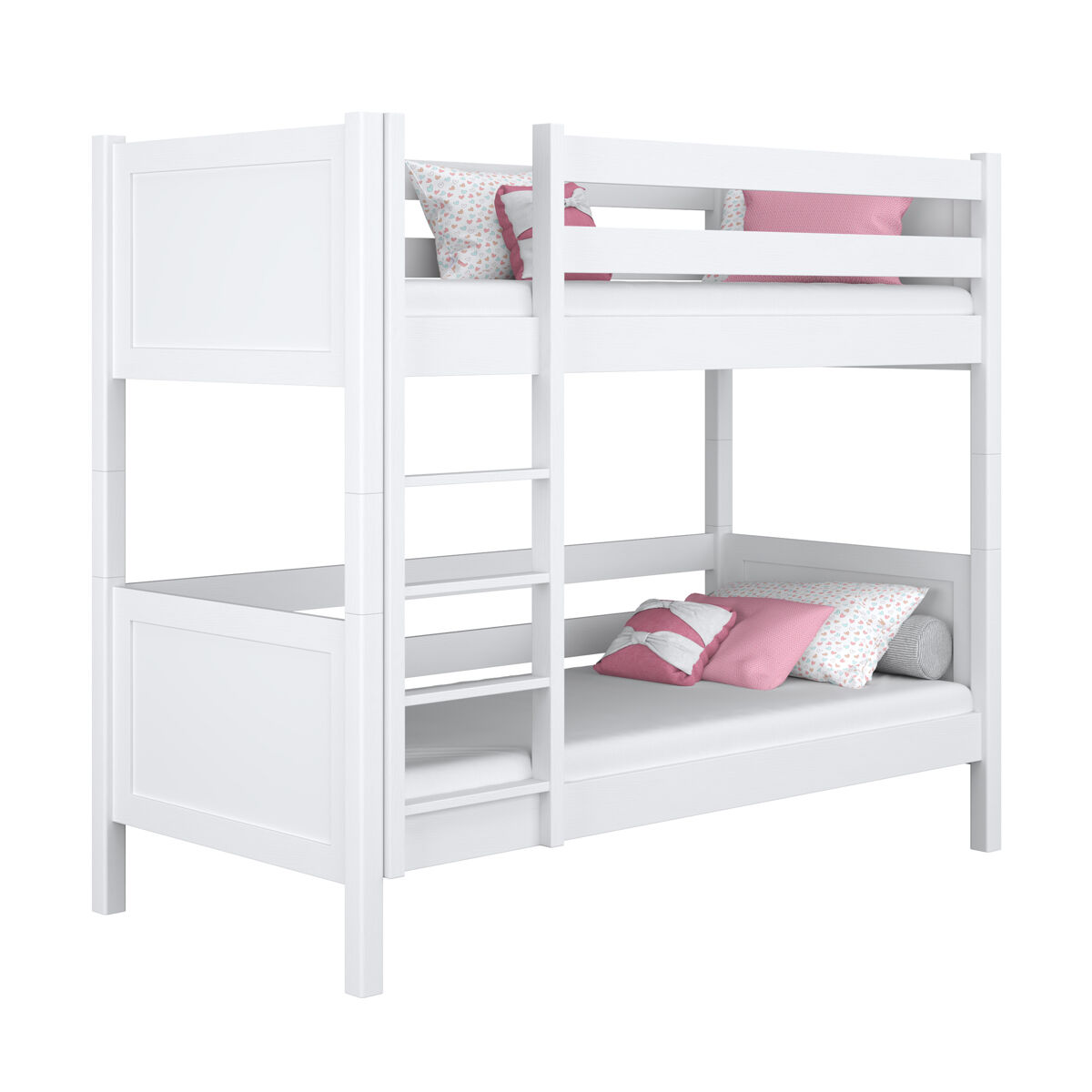 Litera de madera n02 blanco