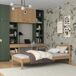 Cama individual de roble N01 80x190 Cama individual de roble N01 80x190 Roble