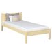 Cama individual de madera N02 90x200 Cama individual de madera N02 90x200 Pino