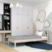 Cama individual de roble N01 80x190 Cama individual de roble N01 80x190 Roble
