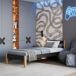 Cama individual de madera N01 120x200 Cama individual de madera N01 120x200 Negro