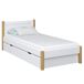 Cama individual de madera con cajón N02 120x190 Cama individual de madera con cajón N02 120x190 Madera