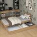 Cama individual de roble con cajón N01 90x190 Cama individual de roble con cajón N01 90x190 Roble