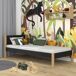 Cama individual de madera N02 80x190 Cama individual de madera N02 80x190 Negro