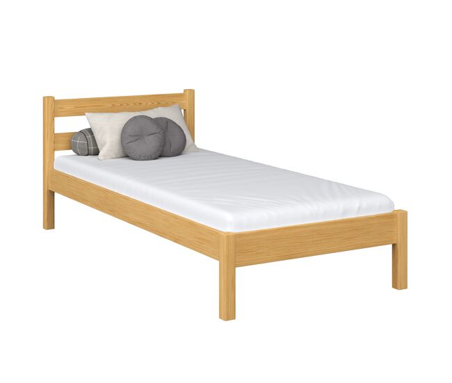 Cama individual de madera n01 pino natural