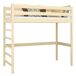 Cama alta de madera N01 80x180 Cama alta de madera N01 80x180 Pino