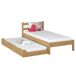 Cama individual de roble con cajón para colchón N01 120x190 Cama individual de roble con cajón para colchón N01 120x190 Roble