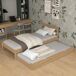 Cama individual de roble con cajón para colchón N01 120x190 Cama individual de roble con cajón para colchón N01 120x190 Roble