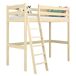 Cama alta de madera N03 80x180 Cama alta de madera N03 80x180 Pino