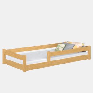 Cama baixa de madeira N02 pinho natural