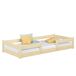 Cama baja de madera N01 70x140 Cama baja de madera N01 70x140 Pino