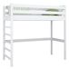 Cama alta de madera N01 90x200 Cama alta de madera N01 90x200 Blanco/ Gris