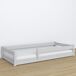 Cama baja de madera N02 80x200 Cama baja de madera N02 80x200 Blanco/ Gris