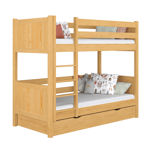 Beliche de madeira com gaveta N02 pinho natural
