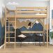 Cama alta de roble N03 100x190 Cama alta de roble N03 100x190 Roble