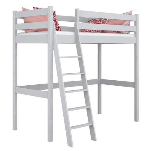 Cama alta de madeira N03 cinza Cama alta de madeira N03 cinza