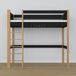 Cama alta de madera N06 90x200 Cama alta de madera N06 90x200 Negro