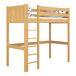Cama alta de madera N06 80x180 Cama alta de madera N06 80x180 Pino
