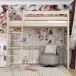 Cama alta de roble N03 100x200 Cama alta de roble N03 100x200 Roble