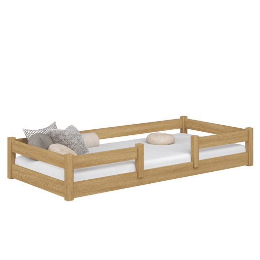 Cama baixa de carvalho N01 carvalho natural Cama baixa de carvalho N01 carvalho natural