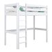 Cama alta de madera N05 80x190 Cama alta de madera N05 80x190 Blanco/ Gris