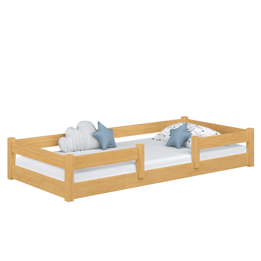 Cama baixa de madeira N01 pinho natural Cama baixa de madeira N01 pinho natural