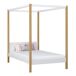 Cama individual de madera con dosel N02 100x200 Cama individual de madera con dosel N02 100x200 Madera