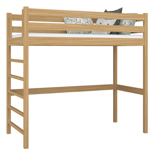 Cama mezzanine de carvalho N01 carvalho natural Cama mezzanine de carvalho N01 carvalho natural