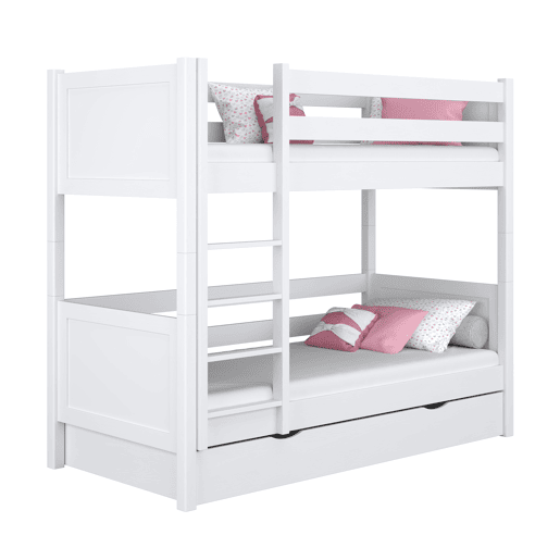 Beliche de madeira com gaveta N02 branco