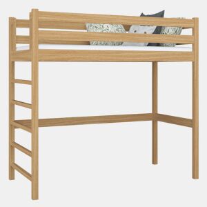 Cama mezzanine de carvalho N01 carvalho natural