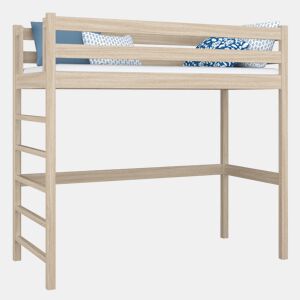 Cama mezzanine de carvalho N01 carvalho branqueado