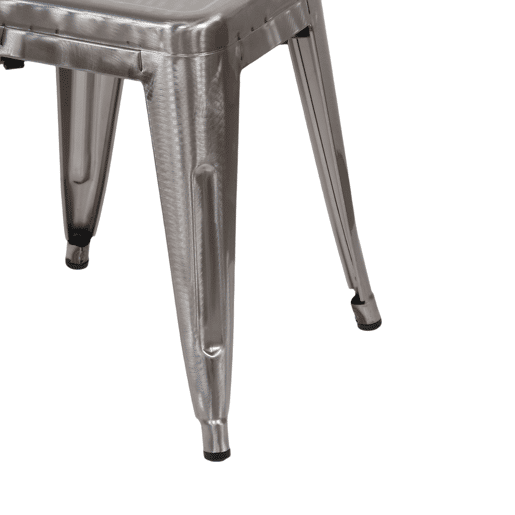 Pack 2 Bancos Baixos Industriais de Aço Thinia Home