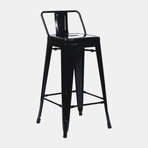 Banco Alto Industrial Empilhável de Aço Thinia Home