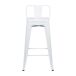 Pack 10 Taburetes Altos Industriales de Acero Thinia Home Pack 10 Taburetes Altos Industriales de Acero Thinia Home Blanco