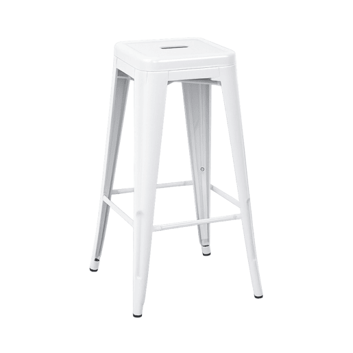 Pack 10 Bancos Médios Industriais de Aço Thinia Home