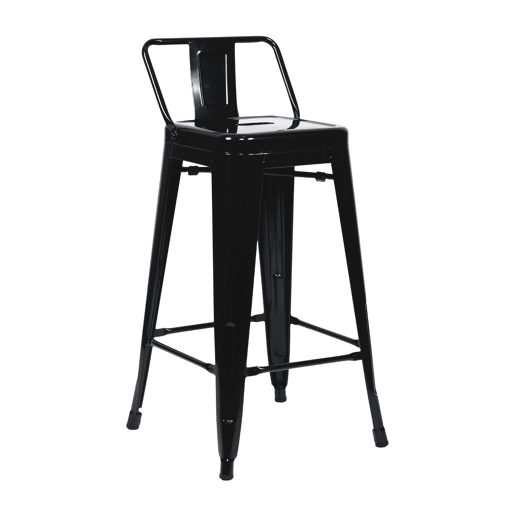 Pack 2 Bancos Altos Industriais de Aço Thinia Home