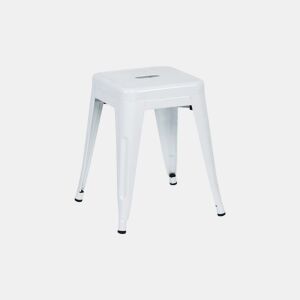 Banco Baixo Industrial Empilhável de Aço Thinia Home
