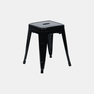 Banco Baixo Industrial Empilhável de Aço Thinia Home