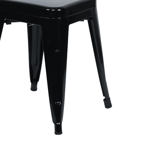 Banco Baixo Industrial Empilhável de Aço Thinia Home