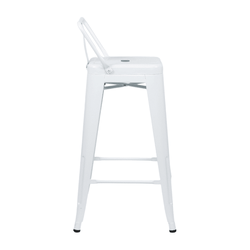 Pack 4 Bancos Altos Industriais de Aço Thinia Home