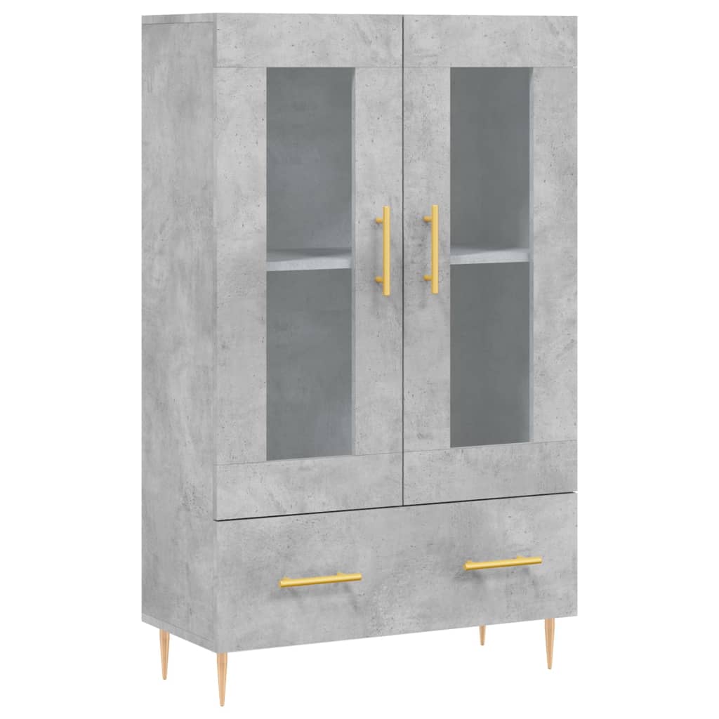 Aparador alto - Mueble de almacenamiento 69 Gris